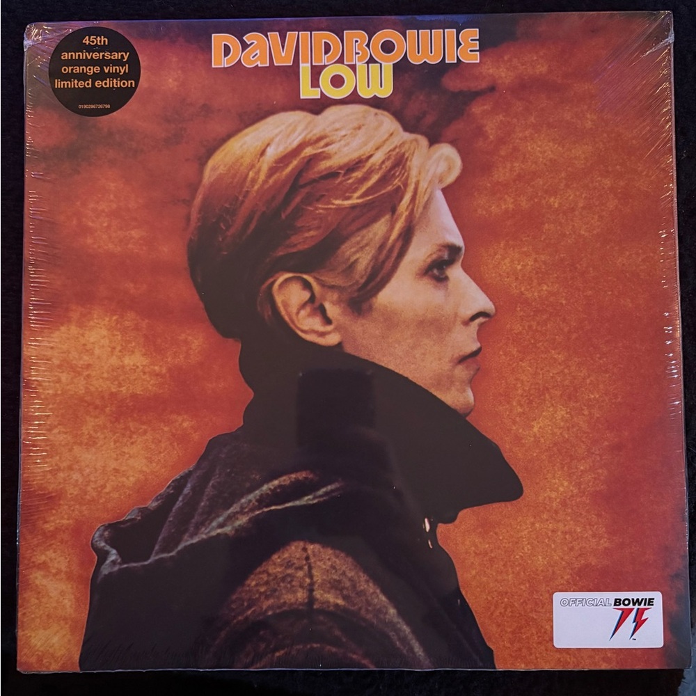 David Bowie Low 45th Anniversary Orange Vinyl